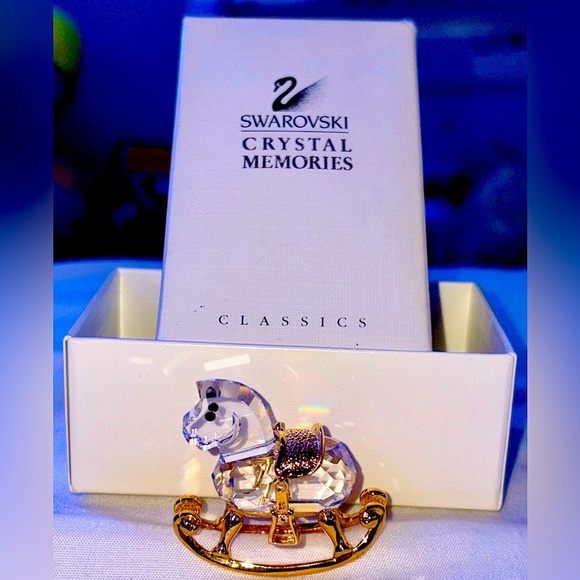 Swarovski Other - ✨🐴VINTAGE Swarovski Rocking Horse Crystal Figurine **see description**